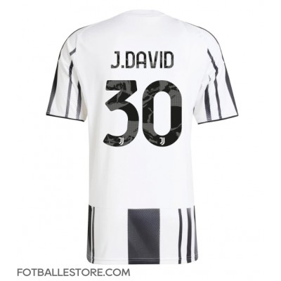 Juventus Jonathan David #30 Hjemmedrakt 2025-26 Kortermet Juventus Jonathan David #30 Hjemmedrakt 2025-26 Kortermet